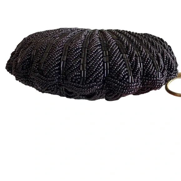 BLACK SEQUIN EVENING BAG - Picture 4 of 16